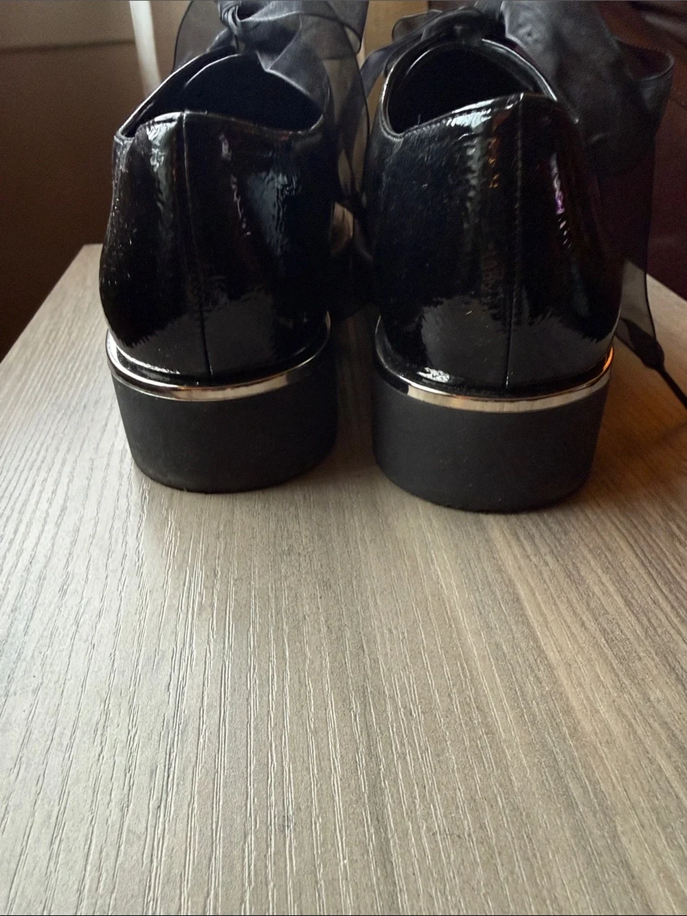 Franco Sarto shiny black